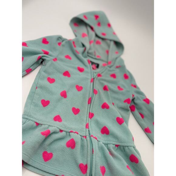 Children's Place | Girls' Zip-Up Hooded Jacket | Size 5 | Pre-Owned | Cozy - Picture 1 of 4